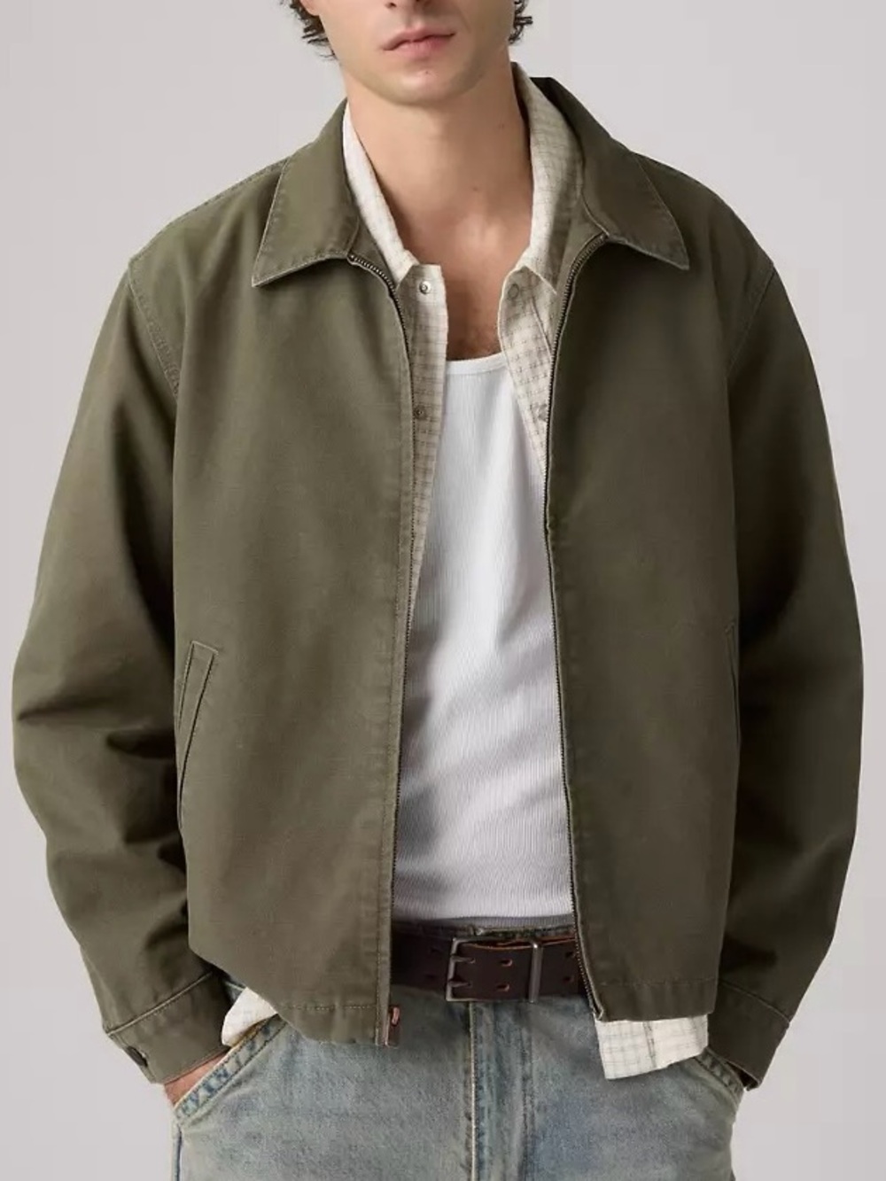 Levi’s Castro Mechanics Full-Zip Lightweight Canvas Jacket